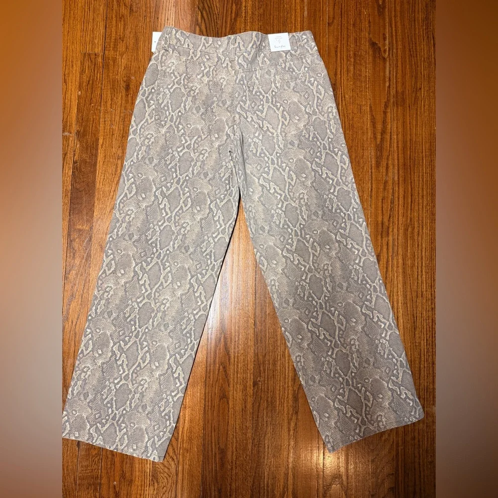 Love Fire Snake Print Pants/Jeans - Juniors Size 9 - Picture 3 of 6